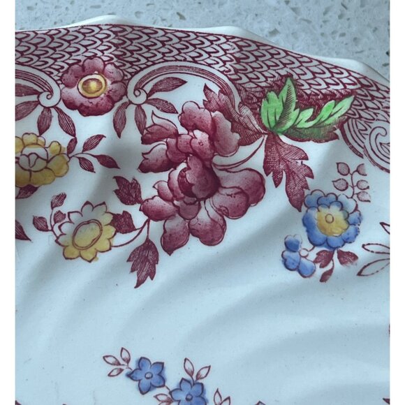 Spode England Copeland Spodes Bouquet Floral Dinner Plate VTG  9" Bone China - Picture 8 of 8